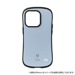 Hamee iPhone 15 Pro用ハイブリッドケース iFace First Class KUSUMI くすみブルー 41-960318-イメージ1