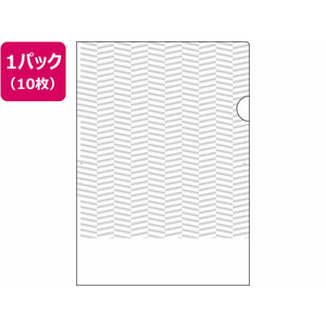 ヒサゴ 紙製 トリック!クリアフォルダ A4 パターン大 10枚 FCT5606-OP2472-イメージ1