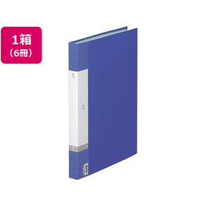 リヒトラブ リクエスト クリヤーブック B4タテ 40ポケット 青 6冊 1箱(6冊) F944321-G3212-イメージ1