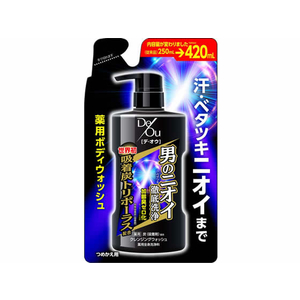 ロート製薬 デ・オウ 薬用クレンジングウォッシュ つめかえ用 420mL F359018-イメージ1