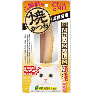 いなばペットフード CIAO 焼かつお 高齢猫用 本格だし味 1本 ﾔｷｶﾂｵｺｳﾚｲﾈｺﾎﾝｶｸﾀﾞｼｱｼﾞ1ﾎﾝ-イメージ1