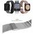 miak Apple Watch 42/41/40/38mm用CLIP MESH BAND シルバー SMAMA-W3840SL-イメージ3