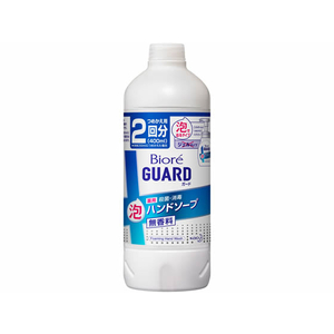 KAO ビオレガード薬用泡ハンドソープ無香料 詰替 400mL F050133-イメージ1