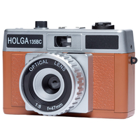 HOLGA フィルムカメラ H-135 BC Holga H-135 BCシリーズ ブラウン/シルバー H-135BC/BR/S