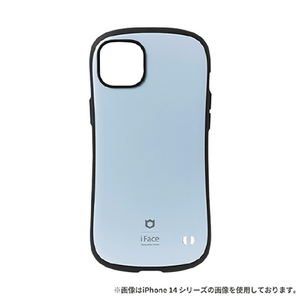 Hamee iPhone 15 Plus用ハイブリッドケース iFace First Class KUSUMI くすみブルー 41-960370-イメージ1