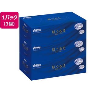 クレシア クリネックスティシュー ローション 肌うるる 3個パック FCV2556-48002-イメージ1