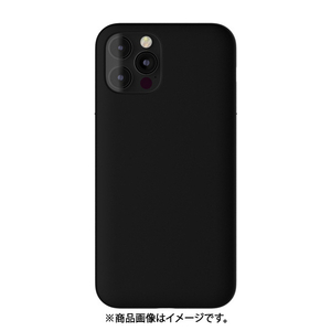 アンドデザイン iPhone 12/12 Pro用ケース MYNUS マットブラック MY-IP12P1-MB-イメージ2