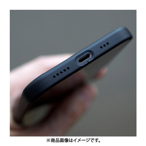 アンドデザイン iPhone 12/12 Pro用ケース MYNUS マットブラック MY-IP12P1-MB-イメージ5