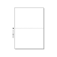 ヒサゴ マルチプリンタ帳票 A4 白紙 2面 100枚 FC91551-BP2002