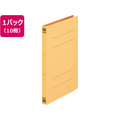 プラス 2つ折フラットファイル A4タテ イエロー 10冊 NO.045F FCA6398-79-697 NO045F