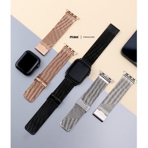 miak Apple Watch 41/40/38mm用CLIP MESH BAND ローズゴールド SMAMA-W3840RG-イメージ5