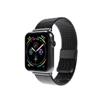 miak Apple Watch 49/46/45/44/42mm用CLIP MESH BAND ブラック SMAMA-W4244BK