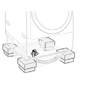 東芝 ドラム式洗濯乾燥機用かさ上げ脚(保護カバー付き) TW-AS6-イメージ2