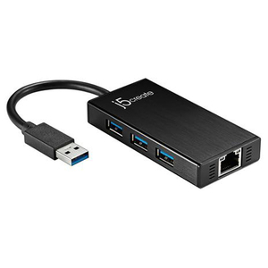 j5 create ギガビットイーサネット&3ポートハブ USB3．0 マルチアダプター JUH470-イメージ1