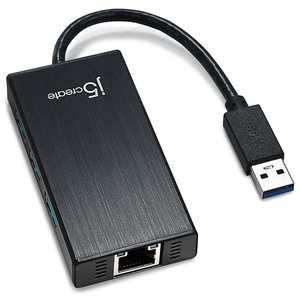 j5 create ギガビットイーサネット&3ポートハブ USB3．0 マルチアダプター JUH470-イメージ3