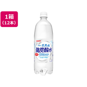 サンガリア 伊賀の天然水 強炭酸水 1L×12本 F028673-718-イメージ1