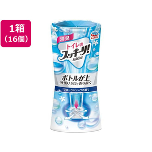 アース製薬 トイレのスッキーリ! フローラルソープの香り 400mL 16個 FC850NT-イメージ1