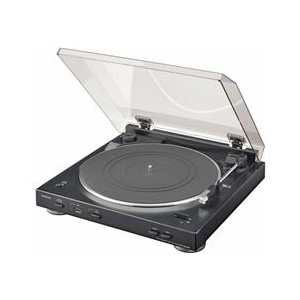 DENON レコードプレーヤー ブラック DP-200USB-K-イメージ1