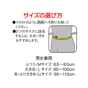 興和 バンテリンコーワサポーター 腰椎コルセット 大きめL FC12283-イメージ3