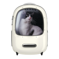 PETKIT Breezy 2 Cat Travel 猫バック ホワイト P7704WHｷﾔﾘ-ﾊﾞﾂｸﾞ