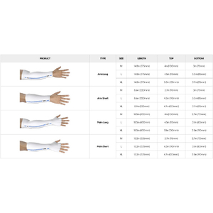 Pulsar アームスリーブ Palm Long Lサイズ White PAS04LW-イメージ4