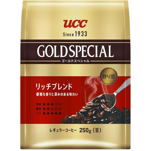 UCC ゴールドスペシャル 炒り豆 リッチブレンド 250g 12袋 FCT9228-393286-イメージ6