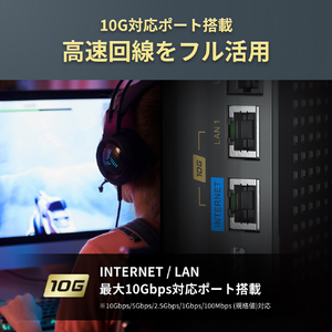 バッファロー 無線ルーター グラファイトブラック WXR18000BE10P-イメージ4