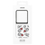 Samsung Galaxy Z Flip6用Flipsuit Case White EF-ZF741CWEGJP-イメージ3