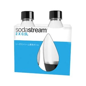 ソーダストリーム ヒューズボトル 500ml 2本セット ブラック SSB0024-イメージ1