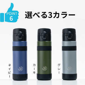 オルゴ ステンレスマグボトル(0．5L) ho-on(ホーン) グラブフラスク サムズアップボトル ネイビー GFU-50(NV)-イメージ8