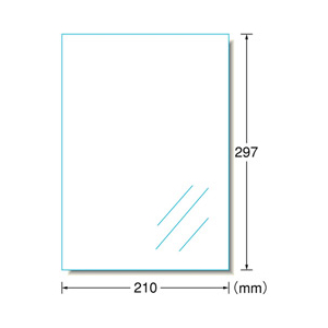 エーワン A4判 ノーカット OHPフィルム PPC(コピー)用 20枚入り A-ONE.27054-イメージ2