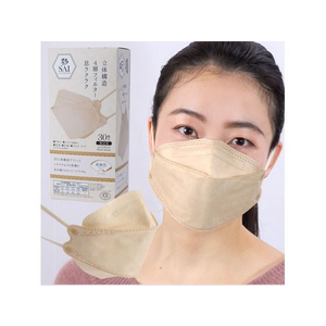 日翔 3D COLOR MASK -彩-SAI ベージュ30枚 FCT0524-イメージ3