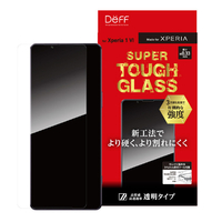 ディーフ Xperia 1 VI用SUPER TOUGH GLASS 透明クリア DG-XP1M6G3F