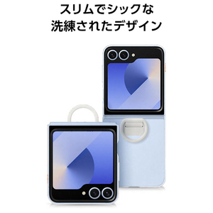 Samsung Galaxy Z Flip6用Clear Case Clear EF-QF741CTEGJP-イメージ4