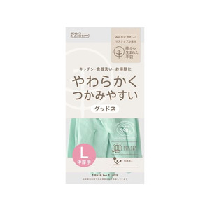 ダンロップ ダンロップホームプロダクツ/グッドネ 中厚手 L グリーン 1双入 FC284PC-イメージ1