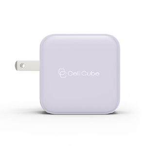 CellCube 2ポートUSB-C Fast Charger (12w + PD20w) ライトパープル CC-AC07-0580-イメージ2