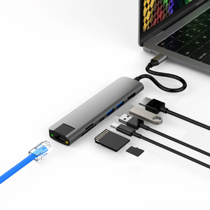 Hyper HyperDrive SLAB 7-in-1 USB-Cハブ HP-HD22HGR-イメージ2