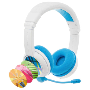 Onanoff 子供用ヘッドフォン BuddyPhones School+Wireless ブルー BT-BP-SCHOOLP-BLUE-イメージ1