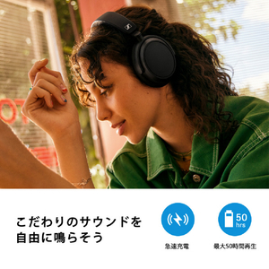 ゼンハイザー ワイヤレスヘッドフォン ACCENTUM Plus Wireless ブラック ACPAEBT-BLACK-イメージ2