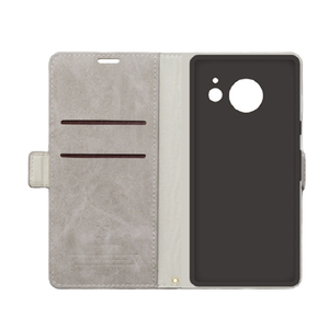 NATURAL　design AQUOS sense8用ケース 手帳型 STYLE NATURAL グレー AQS8-VS01-イメージ2