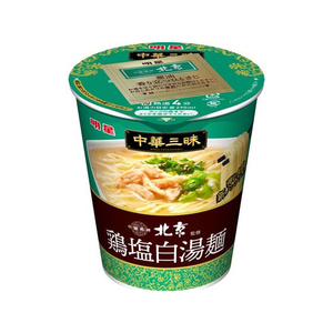 明星食品 中華三昧 タテ型 中國料理北京 鶏塩白湯麺 FC787RV-イメージ1