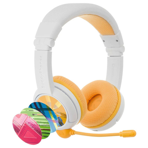 Onanoff 子供用ヘッドフォン BuddyPhones School+Wireless イエロー BT-BP-SCHOOLP-YELLOW-イメージ1