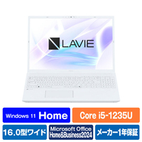 NEC ノートパソコン LAVIE N16 パールホワイト PC-N1655JAW