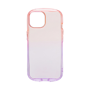 Hamee iPhone 15用TPUケース iFace Look in Clear Lolly ピーチ/ヴァイオレット 41-960639-イメージ1