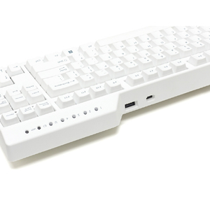 FILCO Bluetooth対応 テンキーレスキーボード 英語配列 Majestouch Convertible 3シリーズ マットホワイト FKBC87M/EMW3-イメージ7