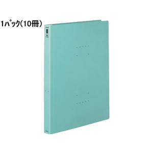 コクヨ フラットファイル〈NEOS〉厚とじ A4タテ ターコイズブルー 10冊 F010550-ﾌ-NEW10B-イメージ1