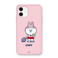 LINE FRIENDS iPhone 12/12 Pro用Brown's Sports Club カラーソフトケース[公式ライセンス品] CONY KCE-CSB068