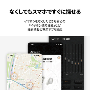 AVIOT トゥルーワイヤレスイヤフォン ブラック TE-D01M2-BK-イメージ16