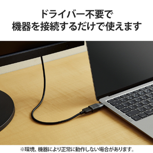 エレコム USB Type-C用HDMI映像変換アダプター ブラック AD-CHDMIADBK-イメージ7