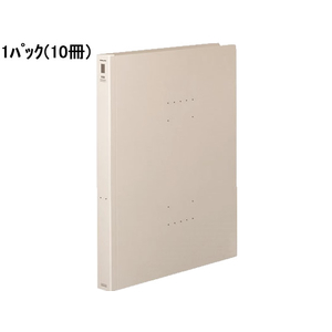 コクヨ フラットファイル〈NEOS〉厚とじ A4タテ オフホワイト 10冊 F010576-ﾌ-NEW10W-イメージ1